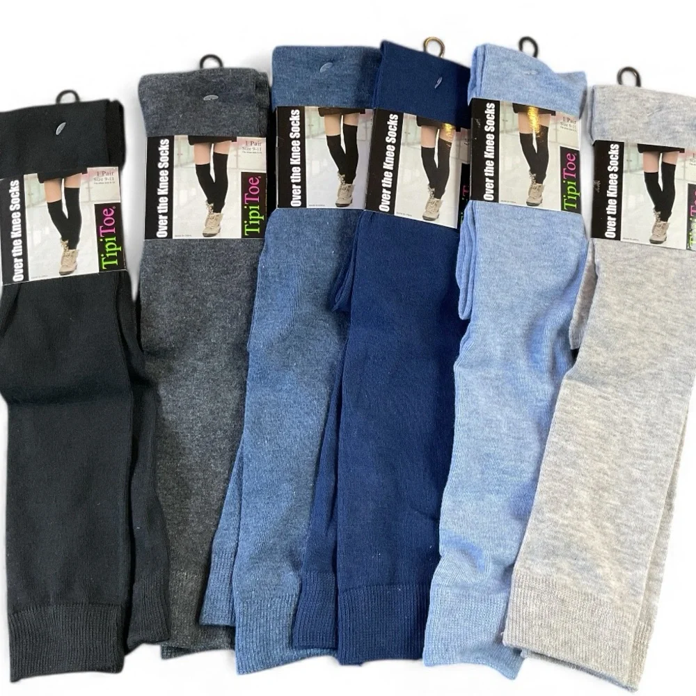 💕Sexy Women’s Over the Knee Socks 6 PAIR